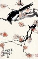 Pastel Xu Beihong en rama tinta china antigua